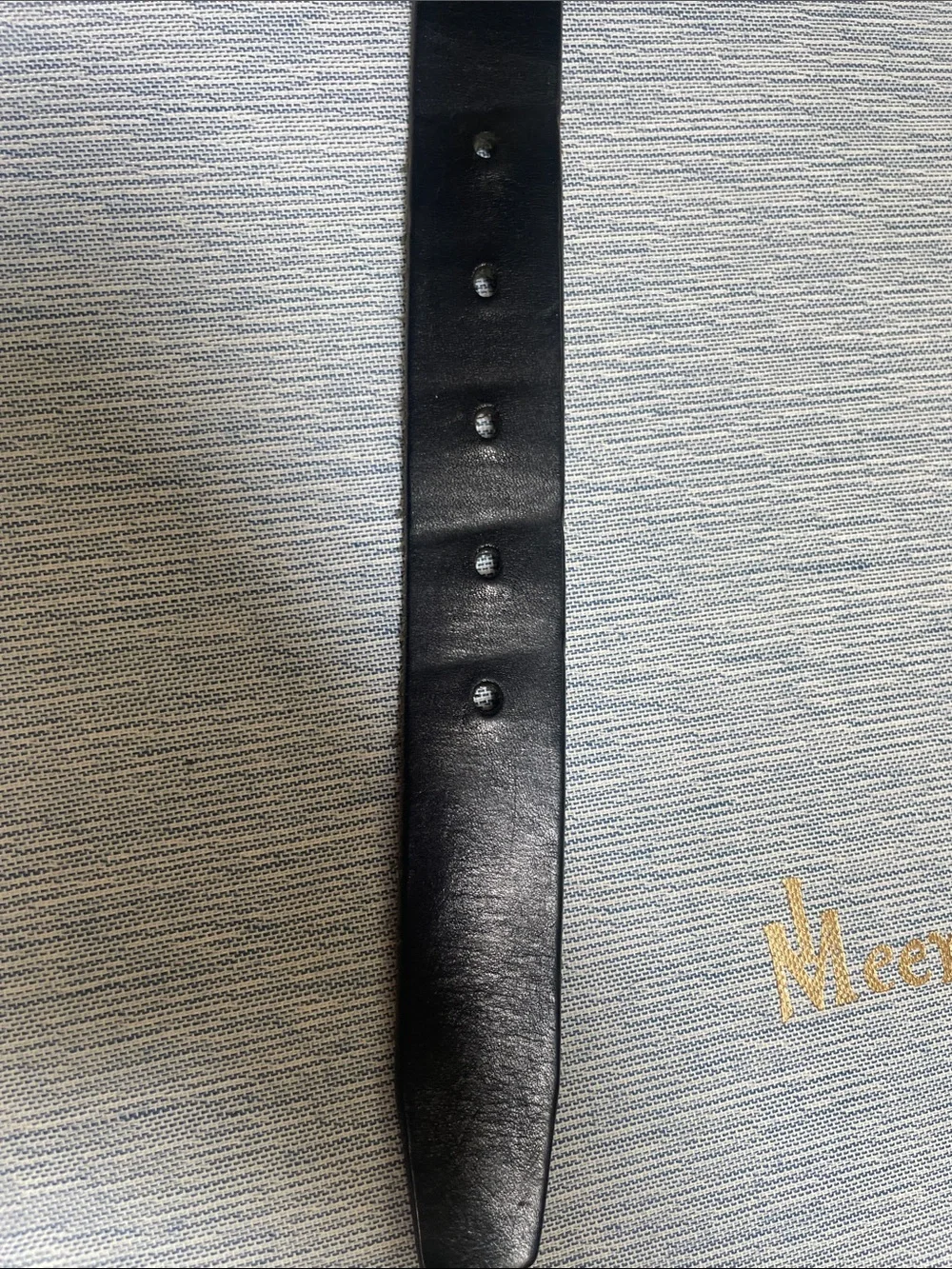Polo Ralph Lauren Black Leather Belt | Size 34 | Silver Buckle | Polo Pony